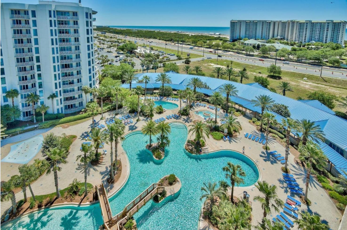 5 Star Resort 11Th Fl Stunning Sunrise 2Br 2Ba King Suite,Pools ,Shuttle Or Walk To Beach 德斯廷 外观 照片